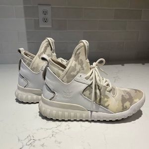 Adidas Tublar X White Camo Hightops